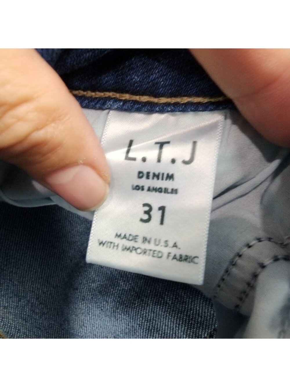 Letter To Juliet Jeans Womens 31 Bambino Blue Stretch Denim Bootcut *Read* - Picture 13 of 15